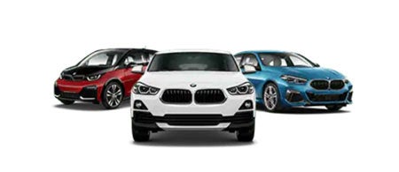 3 BMW car line up at BMW of Grand Blanc in Grand Blanc MI