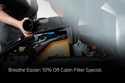 Breathe Easier: 10% Off Cabin Filter Special
